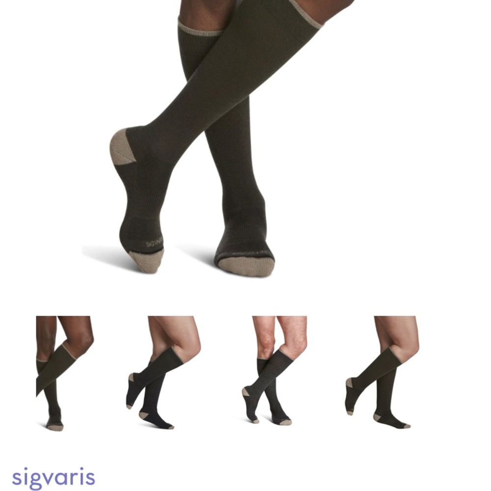 Sigvaris Merino Wool Outdoor Compression Socks Size MS